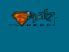 Supah hero logo