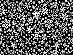 Tileable winter snowflake background