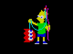 Bart Simpson Vs Pacman